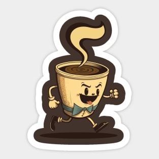 Coffee Run Sticker